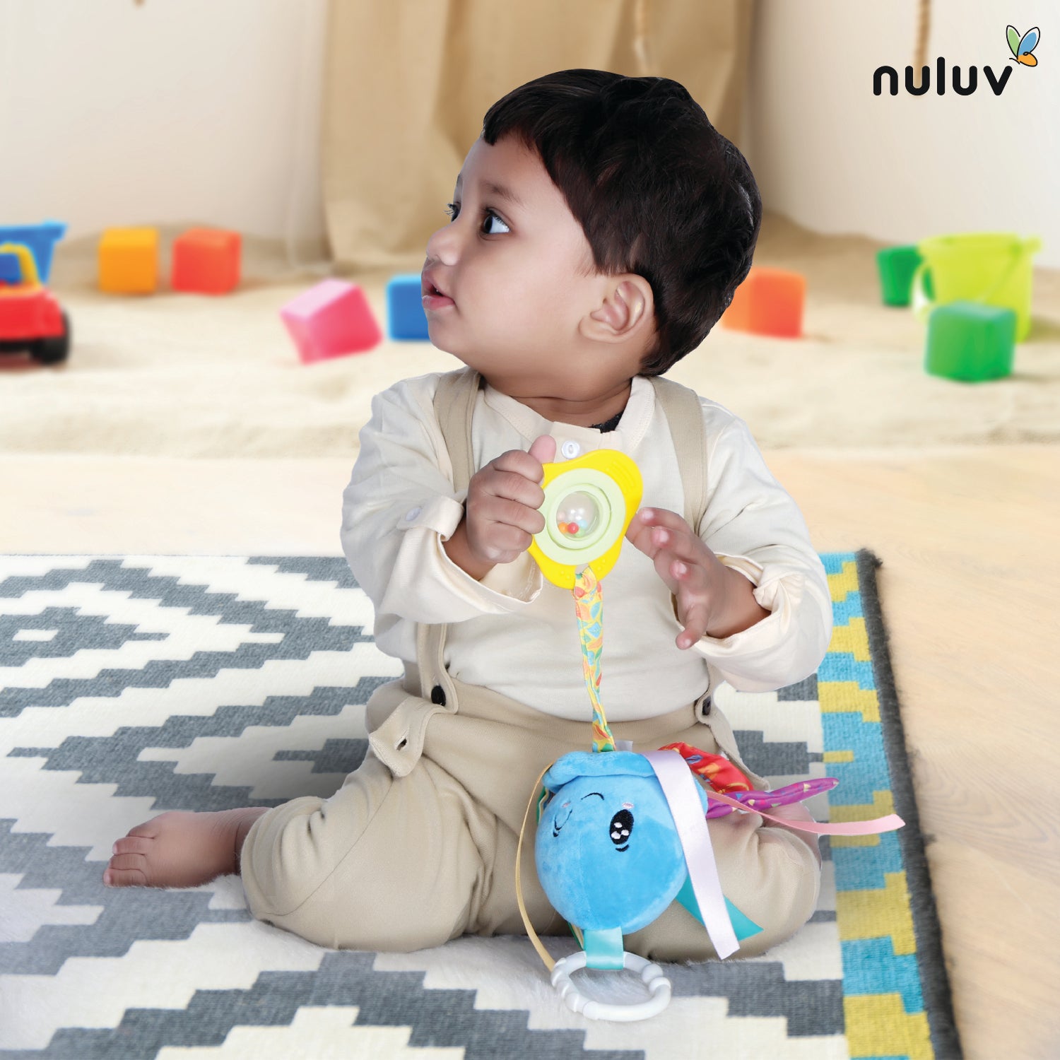 Nuluv Waves Octopus 3+ Months ( Multicolor)