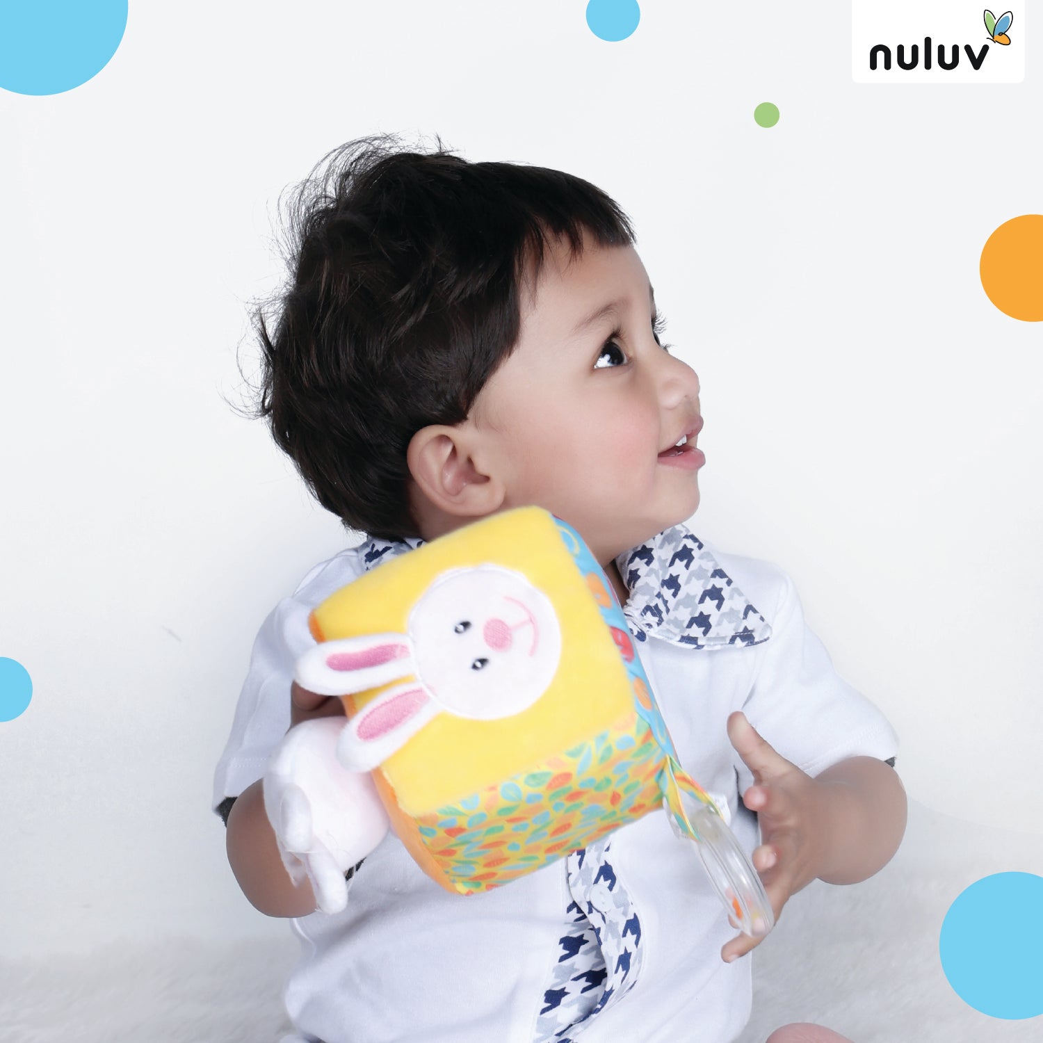 Nuluv Bunny Cube 3+ Months (Multicolor)