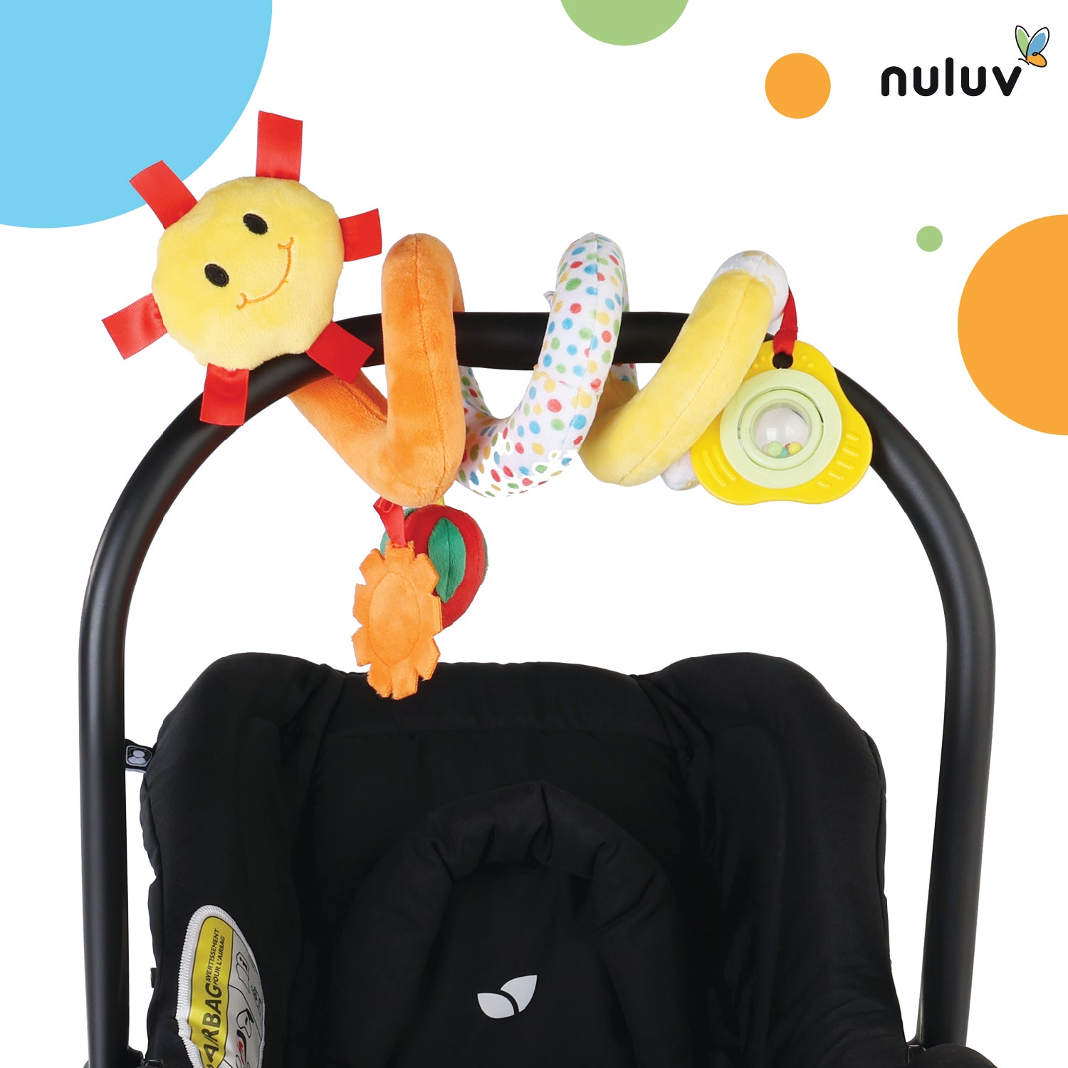 Nuluv Fruits Spiral 3+ Months Multicolor