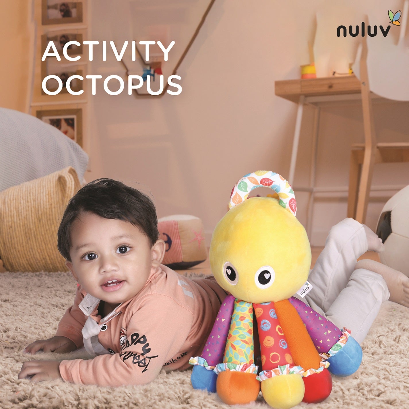 Nuluv Activity Octopus 3+ Months Multicolor