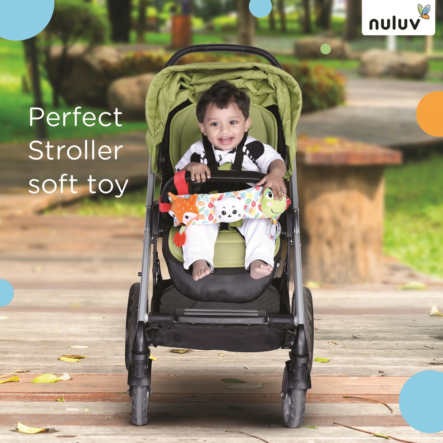 Nuluv Stroller - Cot Toy 3+ Months Multicolor