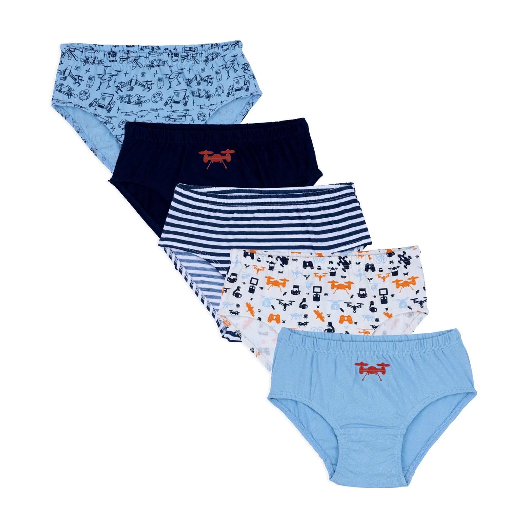 Nuluv Brief For Boys (Multicolor Pack of 5)