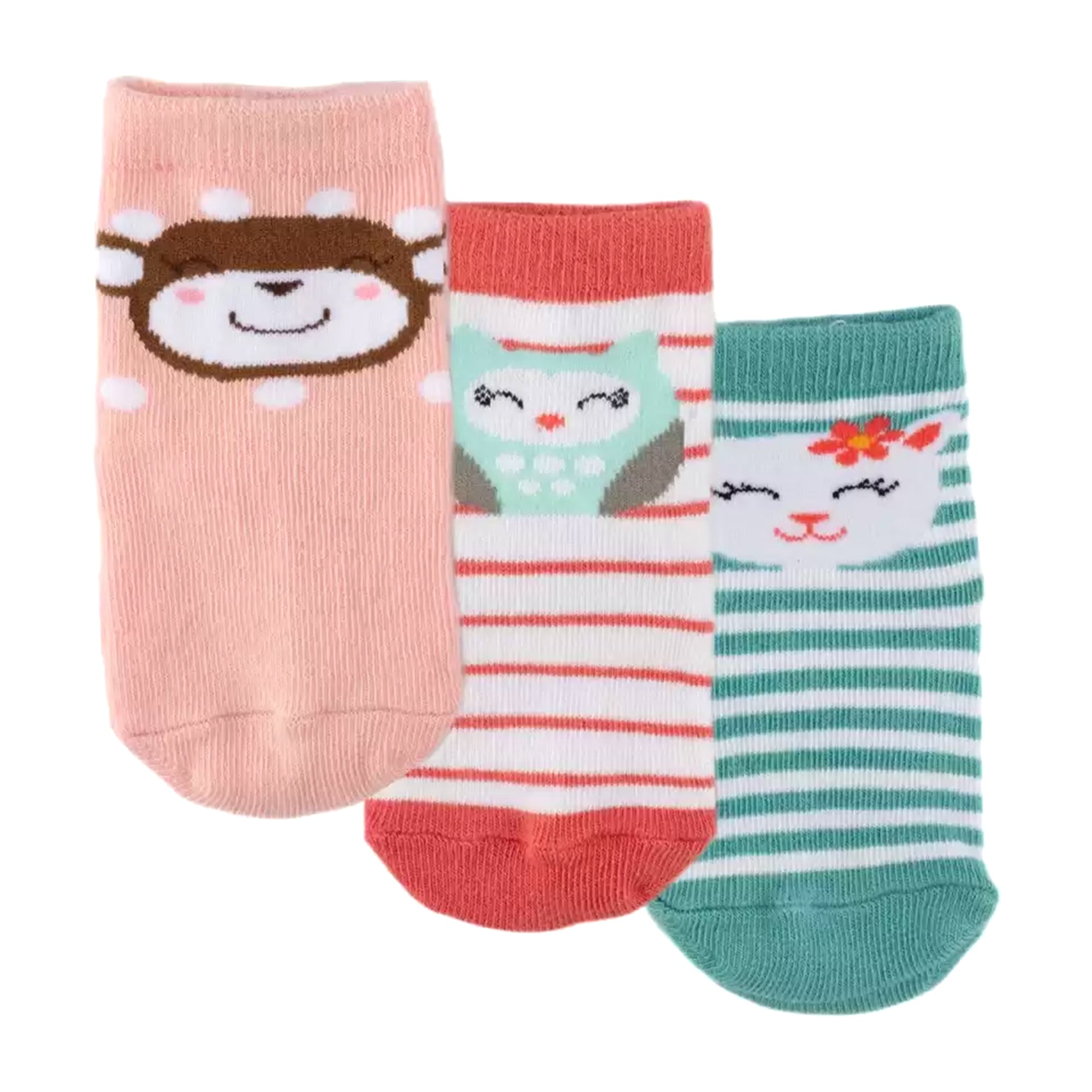 Nuluv Baby Girls Ankle Length  (Pack of 3)