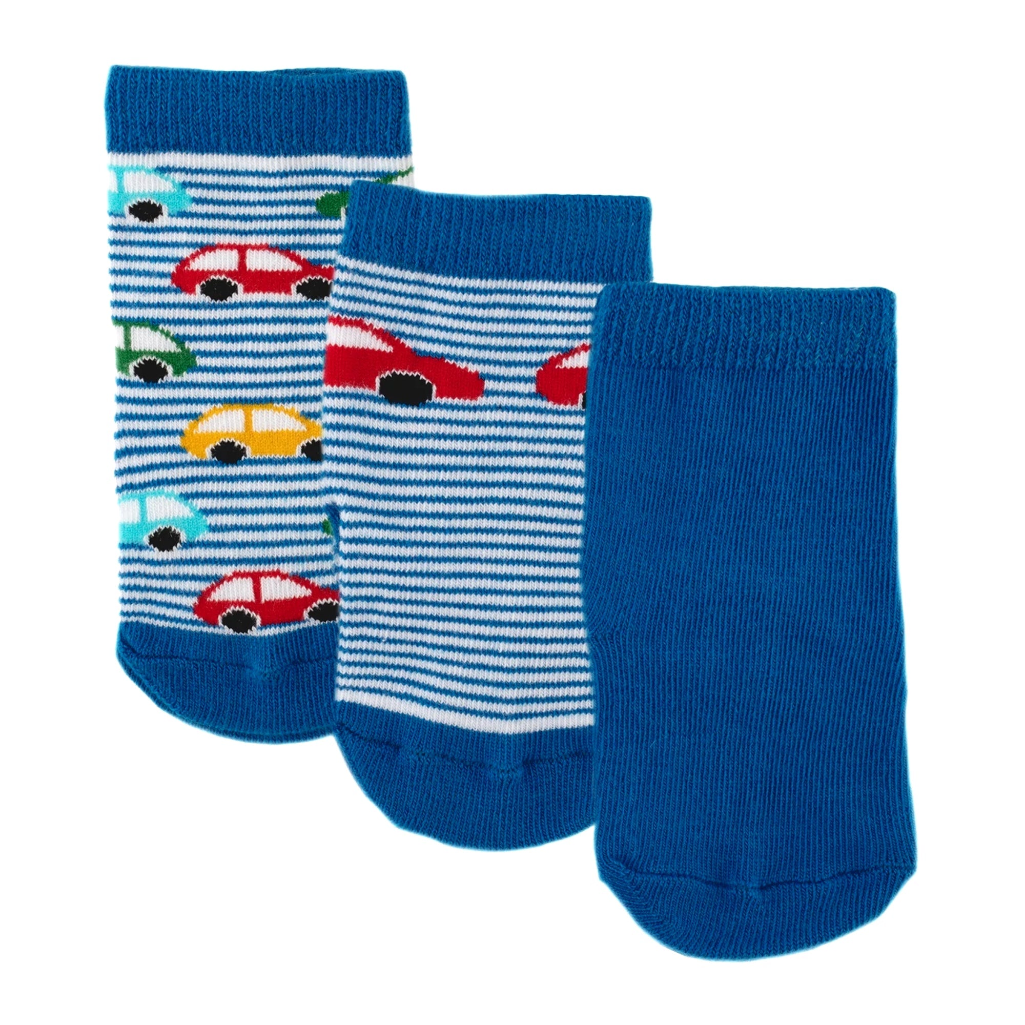 Nuluv Baby Boys Ankle Length Socks (Pack of 3)