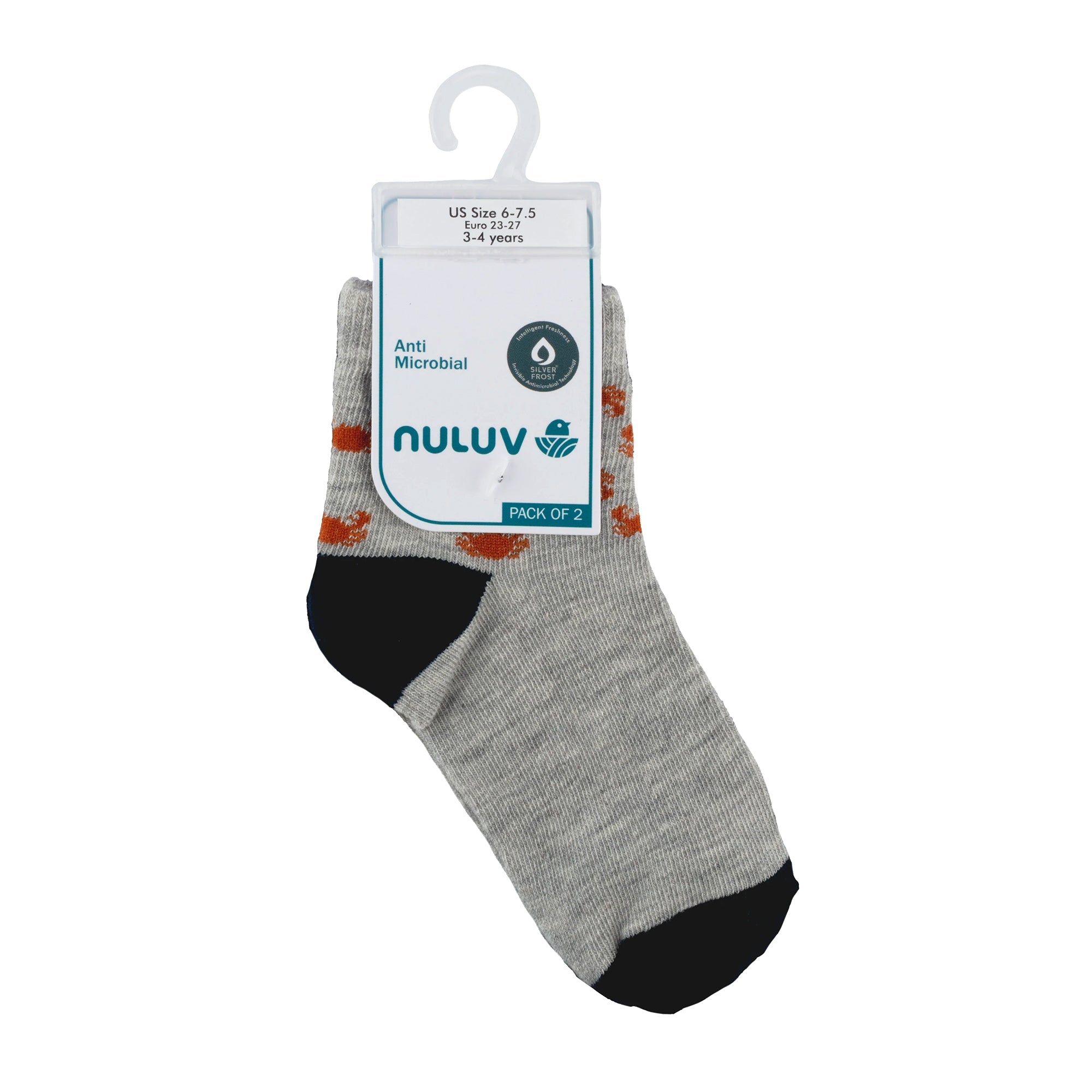 Nuluv Boys Ankle Length Socks (Pack of 2)