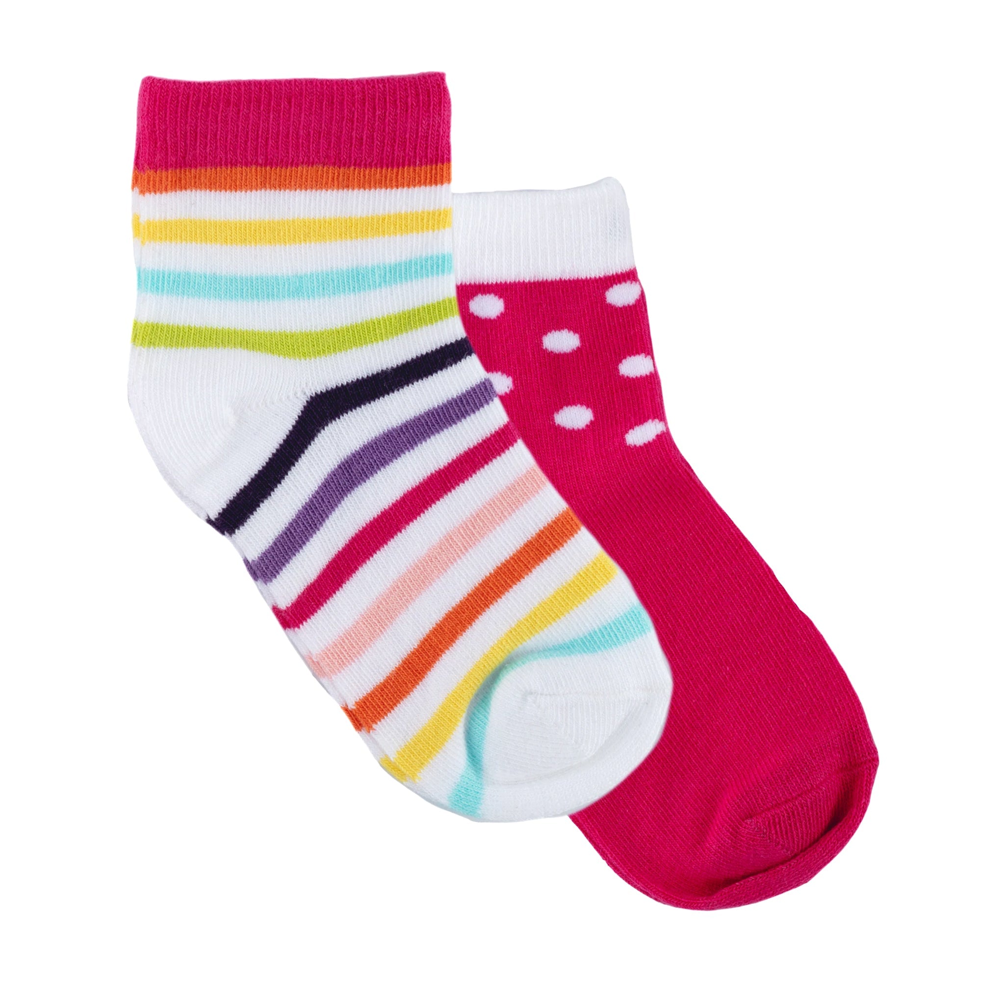 Nuluv Girls Ankle Length Socks (Pack of 2)