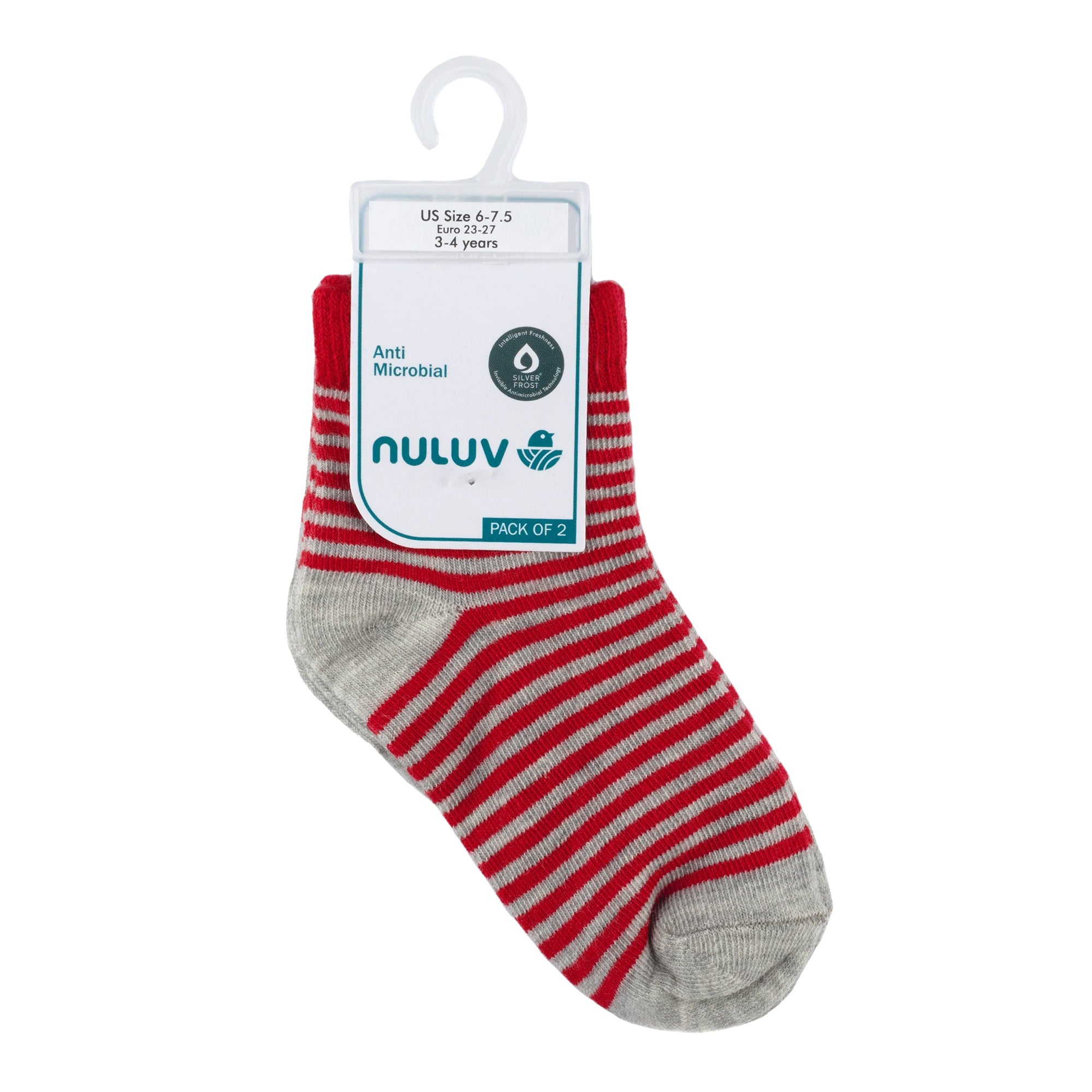 Nuluv Girls Ankle Length Socks (Pack of 2)