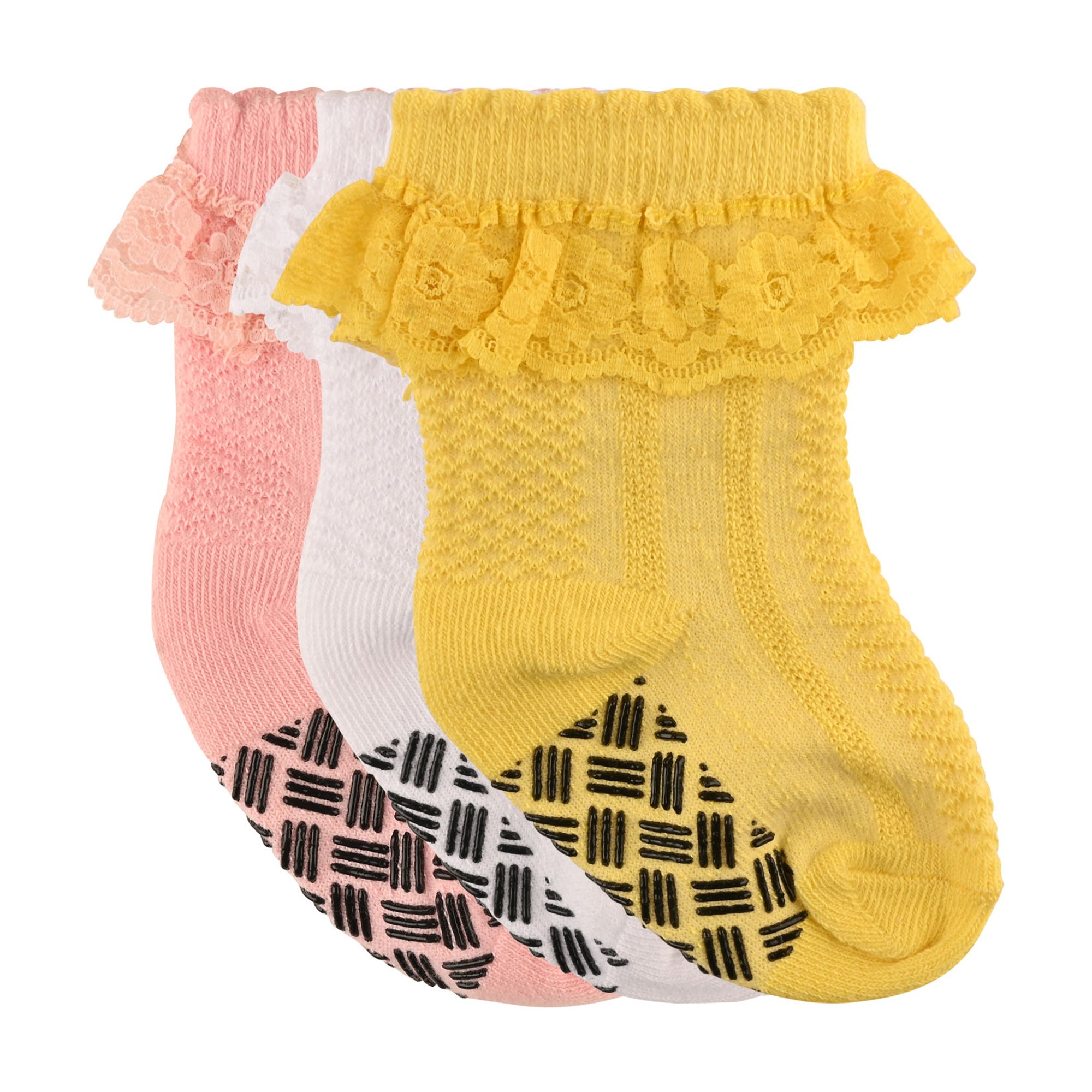 Nuluv Baby Girls Ankle Length (Pack of 3)